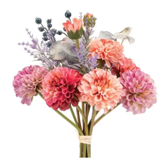 18.25" Mixed Zinnia Floral Bouquets, 2ct. {4}