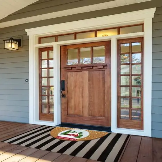 DII&reg; Happy Holidays Snowglobe Doormat {4}