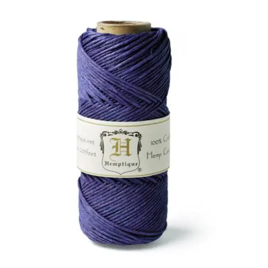 Hemptique&reg; Hemp Cord Spool, 20lb. Navy {1}