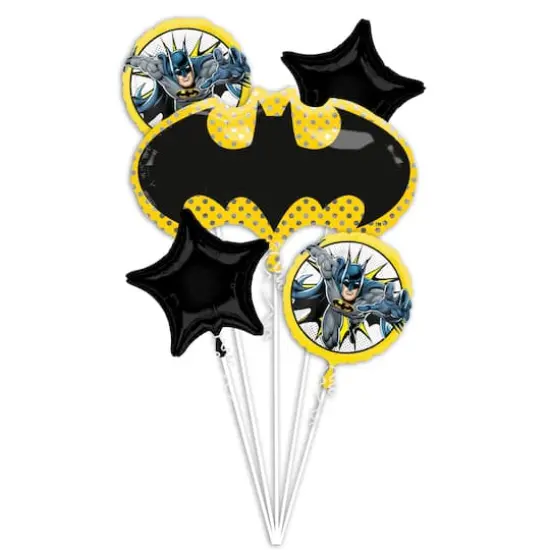 Batman&trade; 5-Piece Foil Balloon Bouquet {1}