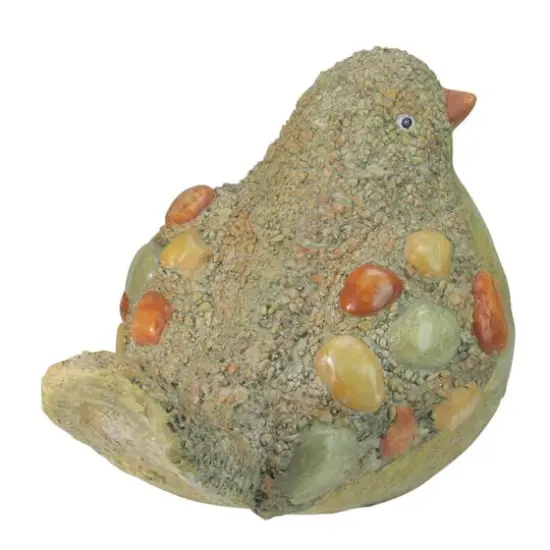 17.5" Weathered Bird Spring Patio Garden Statue {3}
