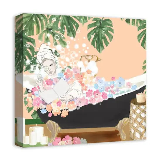 Tub Girl Canvas Wall Art {5}