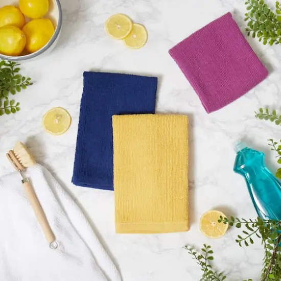 DII&reg; Assorted Bold Barmop Dishtowel (Set of 4) {6}
