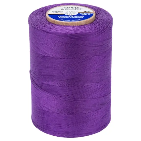 Coats & Clark&trade; Machine Quilting Thread, 1,200yd. Purple {1}