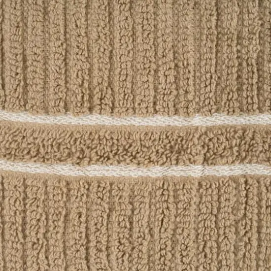 DII&reg; Striped Ribbed Terry Dish Towels, 6ct. Mocha/White {7}
