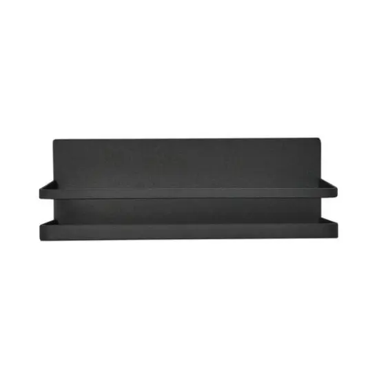 Household Essentials 10" Metal Magnetic Spice Organizer Black {8}