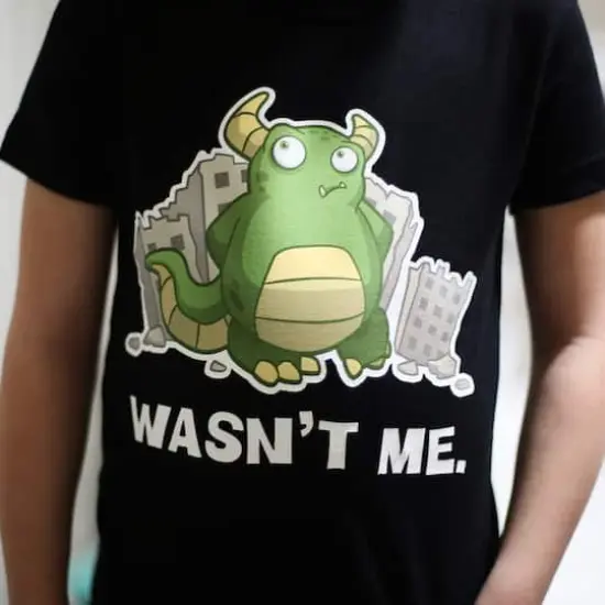 Silhouette&reg; Printable Heat Transfer Sheets for Dark Fabrics {3}