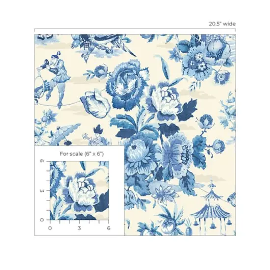 Surface Style Travel Diary Peel & Stick Wallpaper Delft {7}