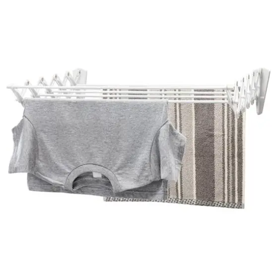 Woolite 24" Wide Collapsible Wall-Mount Drying Rack {3}