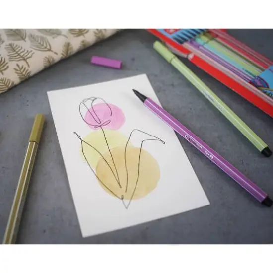 Stabilo&reg; Pen 68 Marker Wallet Set, 8ct. {6}