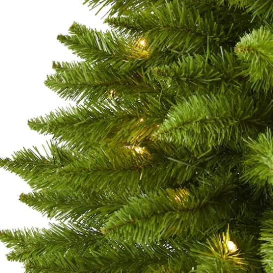 3ft. Pre-Lit Providence Pine Artificial Christmas Tree, Warm White Lights {4}