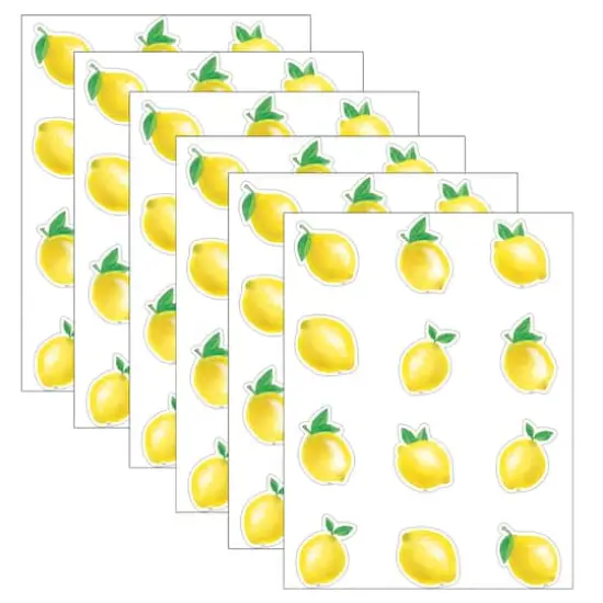 Teacher Created Resources Mini Lemon Zest Accents, 6 Packs of 36 {1}