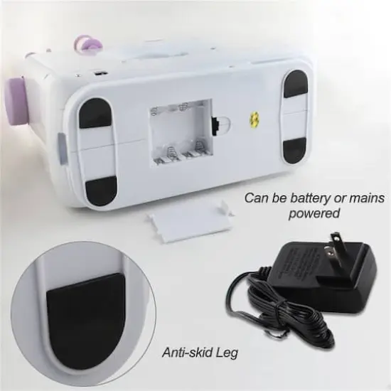 NEX&trade; Lavender Purple Modern Crafting Sewing Machine with 12 Built-In Stitches {7}