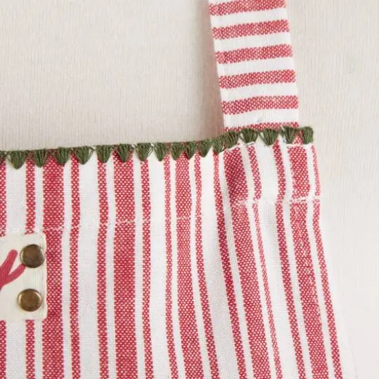 DII&reg; Merry Holiday Sprigs Christmas Skirt Apron {4}