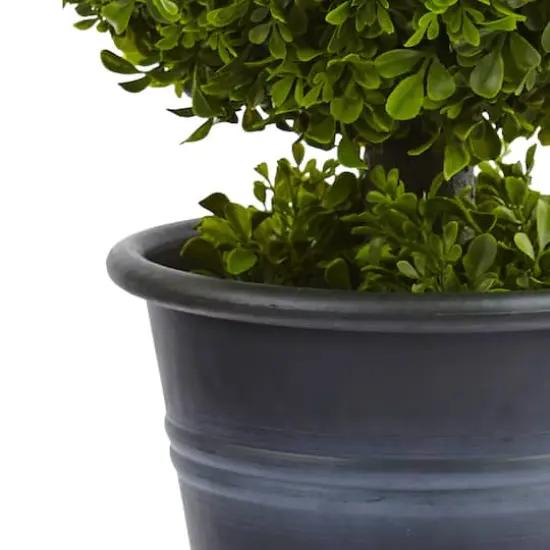 23" Potted Boxwood Ball Topiary {4}