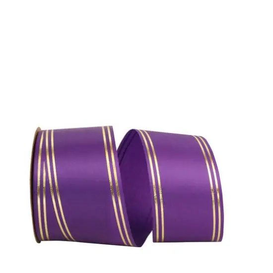 The Ribbon Roll 2.5" x 50yd. Quad Stripe Ribbon Pink {2}