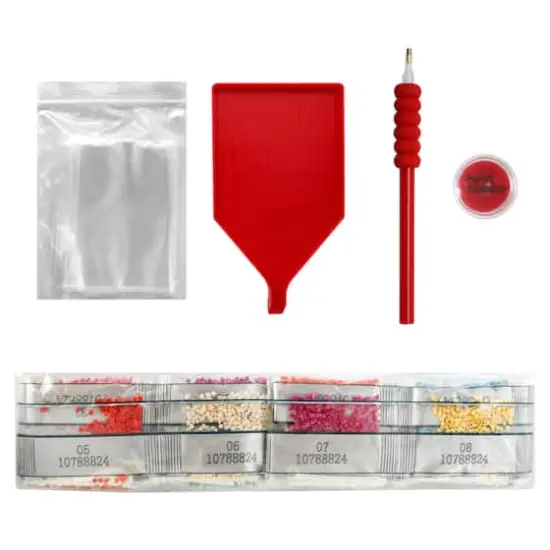 16" x 20" Colorful Village Diamond Art Kit by Make Market&reg; {4}