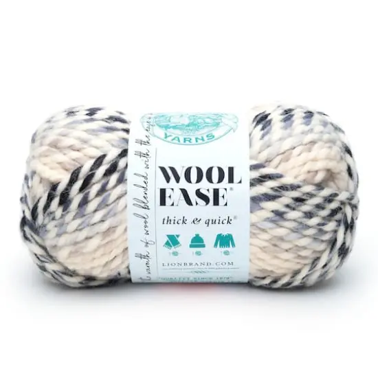Lion Brand&reg; Wool-Ease&reg; Thick & Quick&reg; Prints, Stripes & Metallics Yarn Moonlight {1}