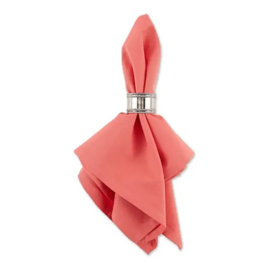 DII&reg; Solid Oversized Napkin, 6ct. Coral Reef {5}