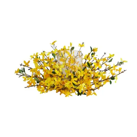 16" Artificial Forsythia Candelabrum {1}