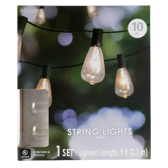 10ct. Edison ST12 Bulb String Lights by Ashland&reg; {3}