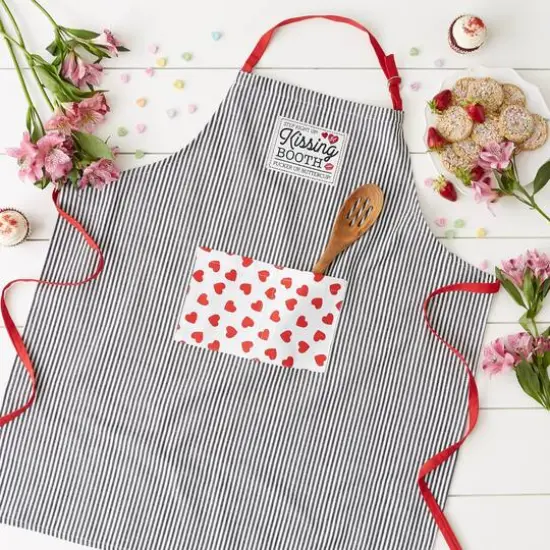 Kissing Booth Embellished Chef Apron {6}