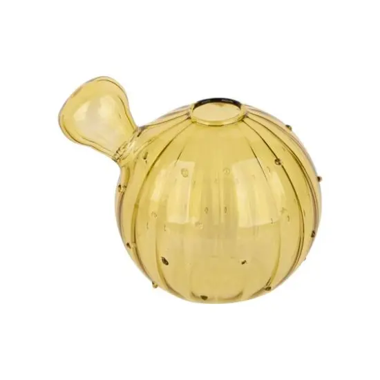 4.75" Short Glass Cactus by Ashland&reg; Yellow {3}