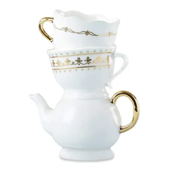 Kate Aspen&reg; Medium Tea Time Whimsy Ceramic Bud Vase {1}