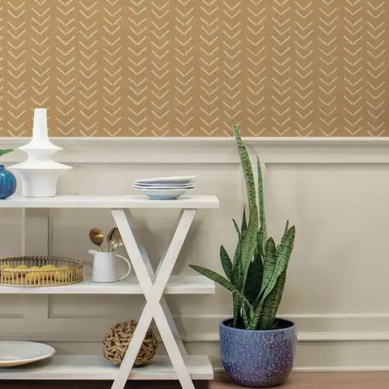 Surface Style Bogolan Sky Peel & Stick Wallpaper Harvest {7}