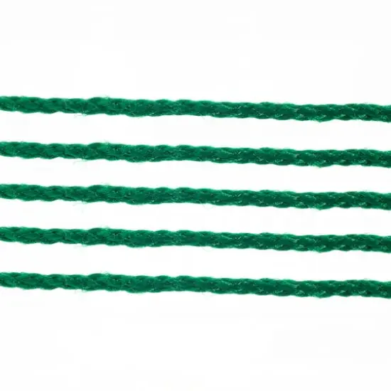 John Bead 4mm Braided Macram&eacute; Cord, 70yd. Kelly Green {3}