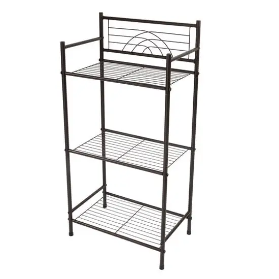Bath Bliss Oil-Rubbed Bronze 3-Tier Storage Shelf {1}