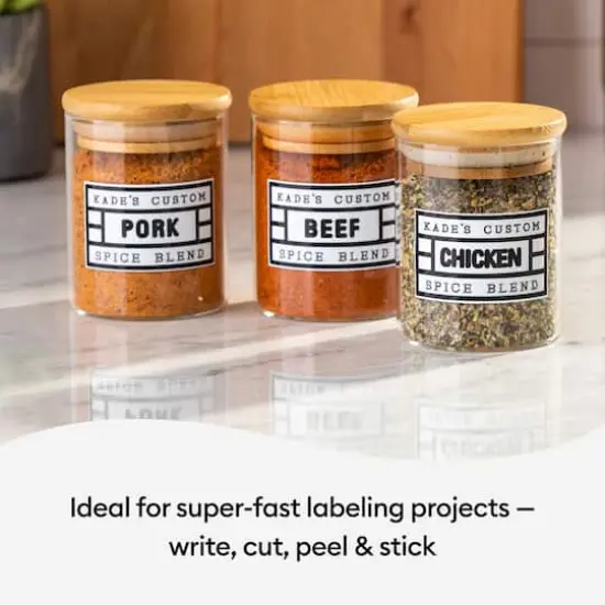 Cricut Joy&trade; Smart Label&trade; 5.5" Permanent Writable Vinyl White {6}