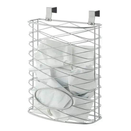 SunnyPoint Storage Organizer Basket Silver {1}