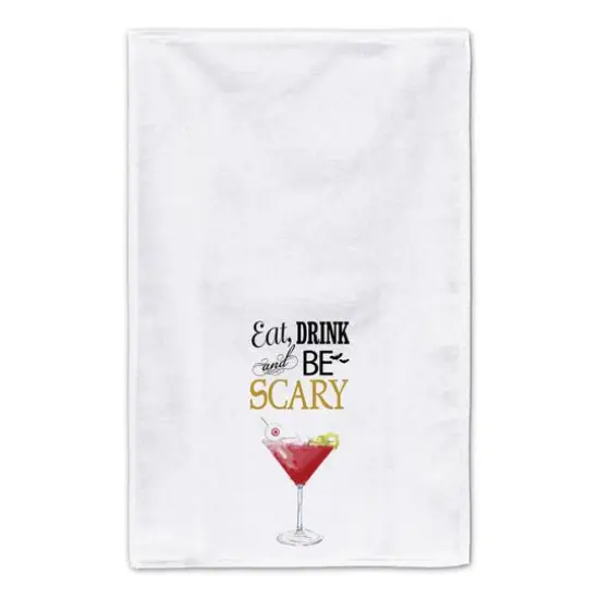 Be Scary Cocktail Tea Towel Set {4}