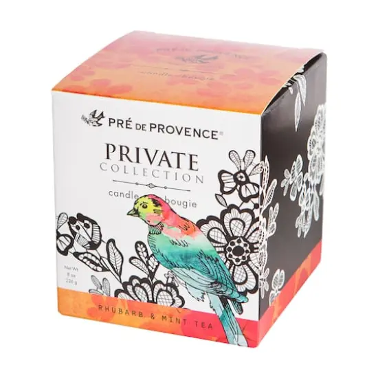 European Soaps Private Collection Jar Candle Rhubarb and Mint Tea {4}