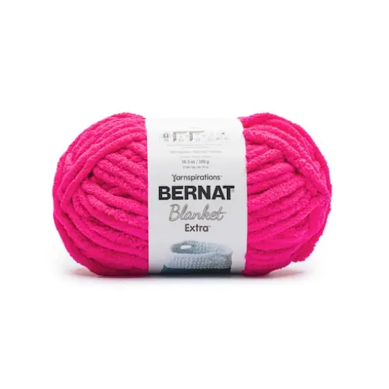 Bernat&reg; Blanket&trade; Extra&trade; Yarn Bright Pink {1}