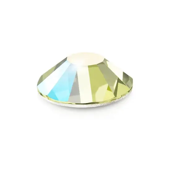 Preciosa MAXIMA SS20 Aurora Borealis Flatback Czech Crystals, 144ct. Jonquil AB {4}