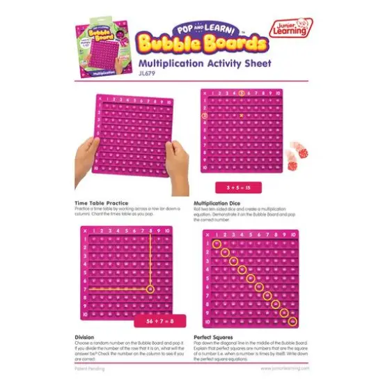 Junior Learning&reg; Multiplication Bubble Board {4}