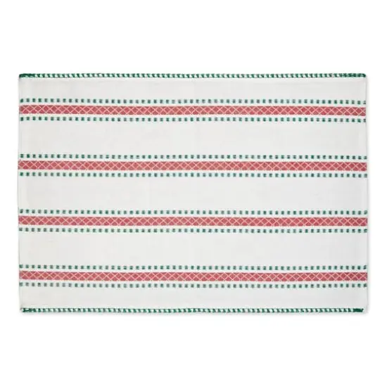 DII&reg; Joyful Snowflakes Jacquard Placemats, 4ct. {4}