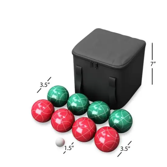 Toy Time Bocce Ball Set with Carrying Case {3}