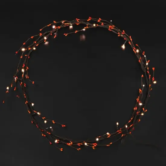33ct. Warm White LED Leaf Bud Garland String Lights by Ashland&reg; {3}