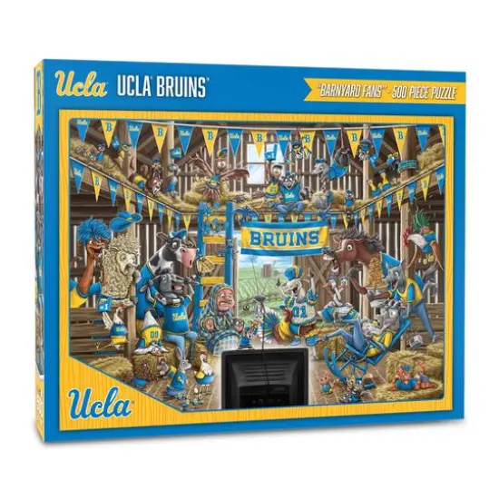 College Barnyard Fans 500 Piece Puzzle UCLA Bruins {1}