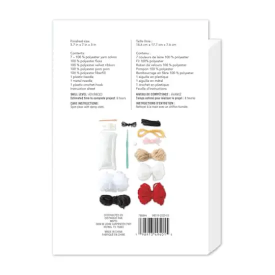 Intermediate Santa Amigurumi Crochet Ornament Kit by Loops & Threads&reg; {5}