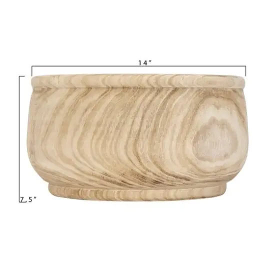Hello Honey&reg; Natural Paulownia Wood Planter {8}