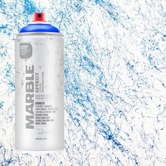 Montana&trade; Cans Marble Effect Spray Paint, 400mL Blue {4}