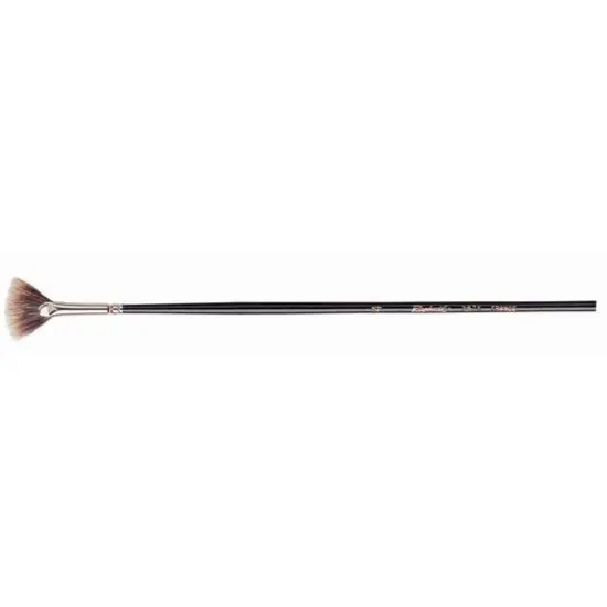 Rapha&euml;l Kevrin+ Synthetic Natural Hair Blend Long Handle Fan Brush {1}