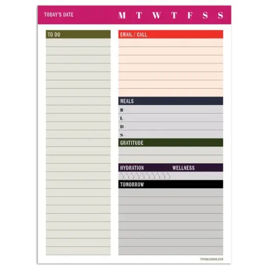 TF Publishing Daily Bold Moves Task Pad {3}