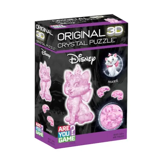 3D Crystal Puzzle - Disney Marie (Pink): 45 Pcs {3}