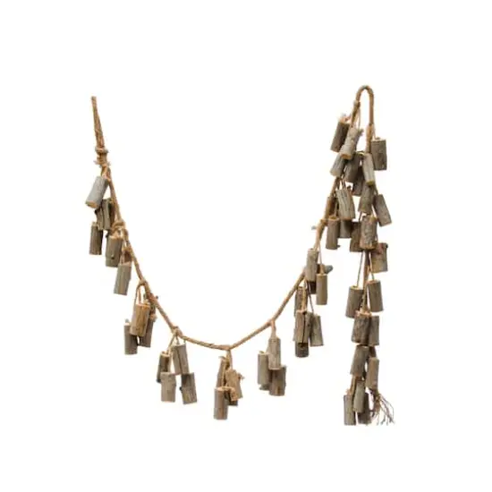 Hello Honey&reg; 6ft. Gray Reclaimed Driftwood Garland {1}