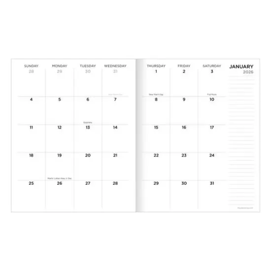 2026 Quilted Curves Medium Monthly Planner {3}